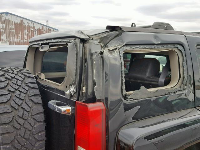 5GTDN136268176690 - 2006 HUMMER H3 BLACK photo 9