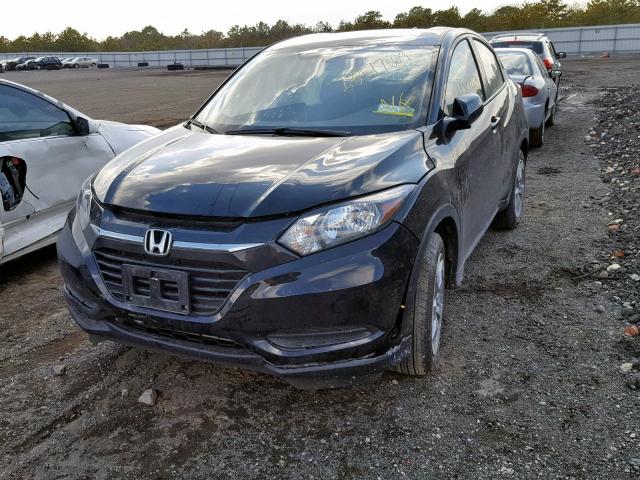 3CZRU6H37JG724367 - 2018 HONDA HR-V LX BLACK photo 2