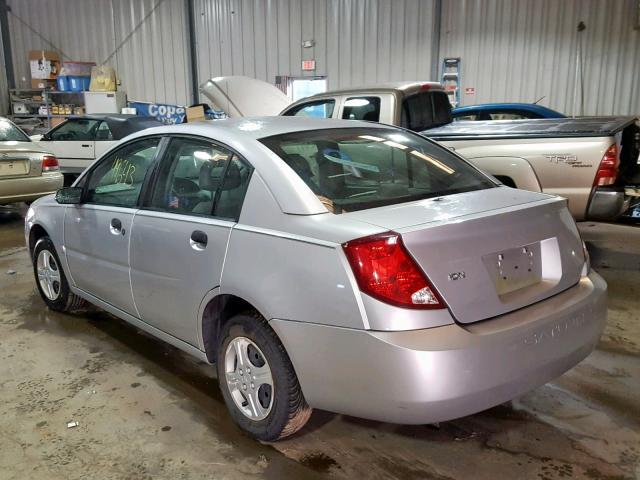 1G8AG52F64Z121996 - 2004 SATURN ION LEVEL SILVER photo 3