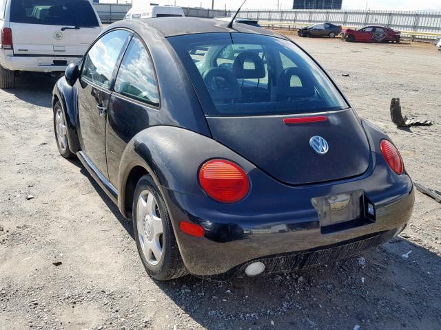 3VWCK21C11M459965 - 2001 VOLKSWAGEN NEW BEETLE შავი ფოტო 3