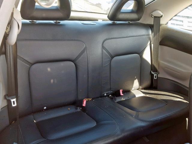 3VWCK21C11M459965 - 2001 VOLKSWAGEN NEW BEETLE შავი ფოტო 6