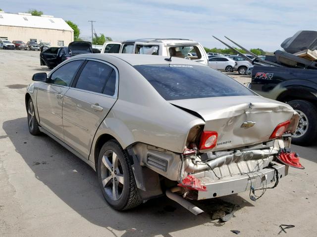 1G1ZC5E17BF301421 - 2011 CHEVROLET MALIBU 1LT ოქროსფერი ფოტო 3