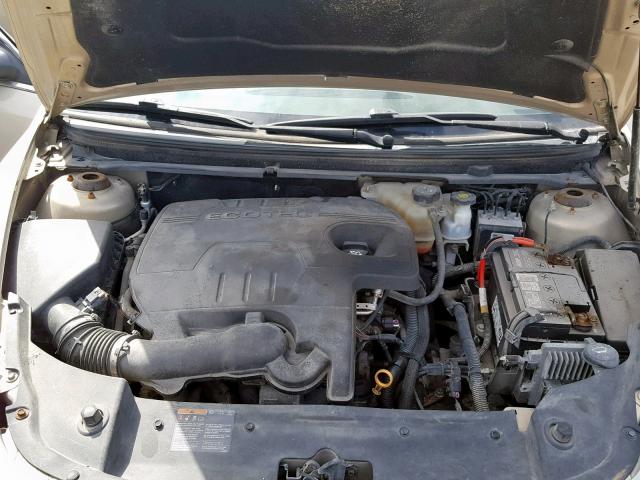 1G1ZC5E17BF301421 - 2011 CHEVROLET MALIBU 1LT ოქროსფერი ფოტო 7