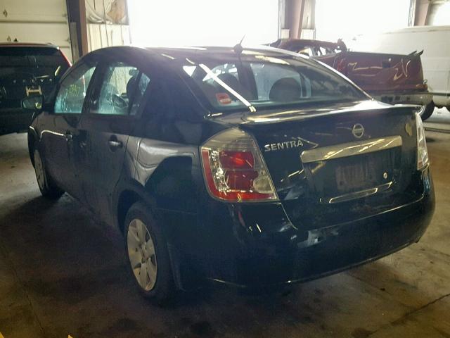 3N1AB6AP4CL670724 - 2012 NISSAN SENTRA 2.0 BLACK photo 3