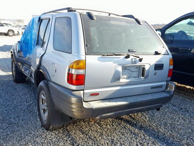 4S6DM58W914415939 - 2001 HONDA PASSPORT E SILVER photo 3