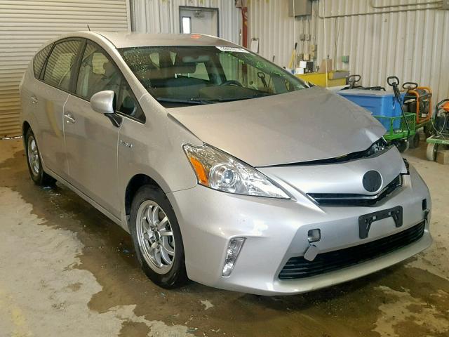 JTDZN3EU1C3124688 - 2012 TOYOTA PRIUS V SILVER photo 1