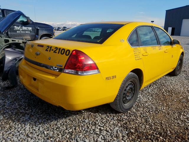 2G1WS583081275506 - 2008 CHEVROLET IMPALA POLICE  photo 4