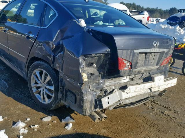 JNKAY01F38M653053 - 2008 INFINITI M35 BASE GRAY photo 9