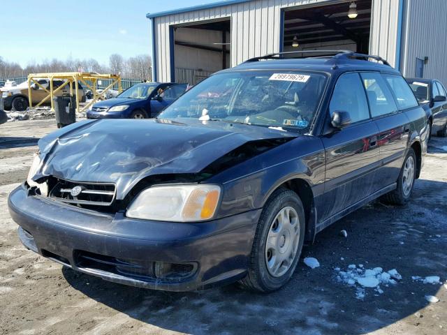 4S3BH635017305180 - 2001 SUBARU LEGACY L CHARCOAL photo 2