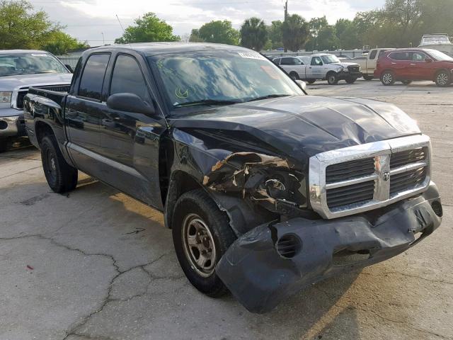 1D7HE28K96S556879 - 2006 DODGE DAKOTA QUA BLACK photo 1