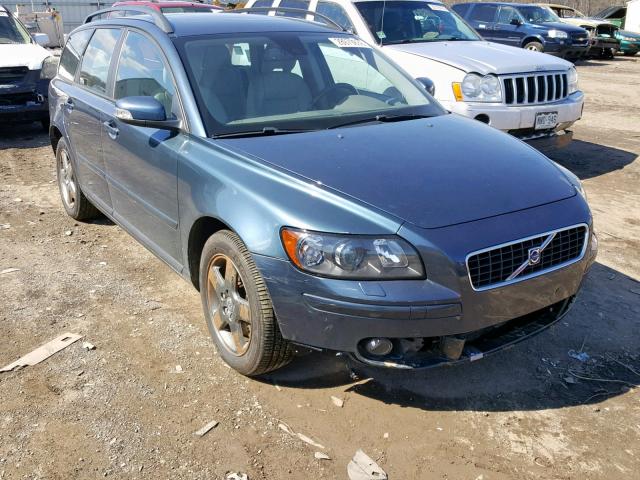 YV1MJ682372317268 - 2007 VOLVO V50 T5 BLUE photo 1