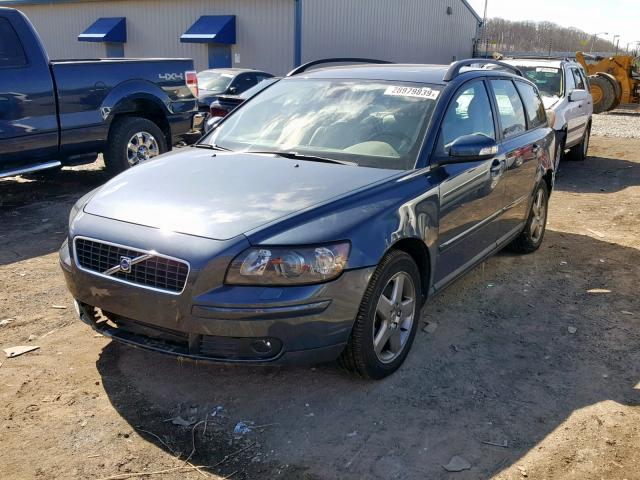 YV1MJ682372317268 - 2007 VOLVO V50 T5 BLUE photo 2