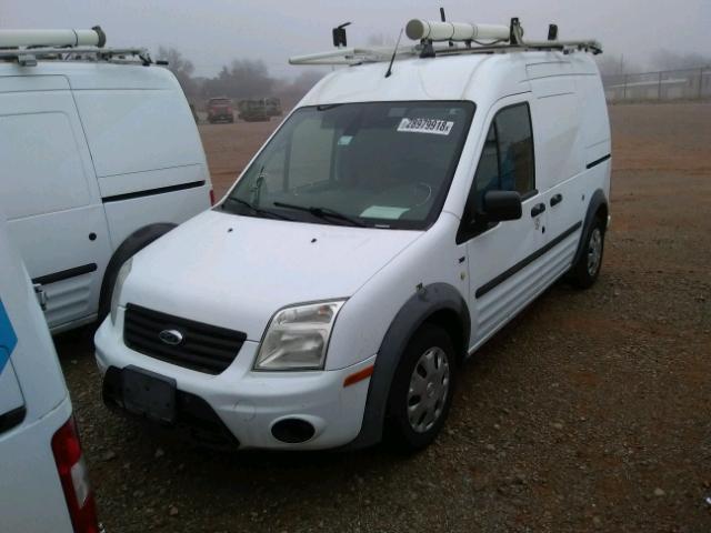 NM0LS7BN4DT135444 - 2013 FORD TRANSIT CO WHITE photo 2