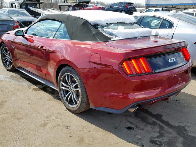 1FATP8FF4H5297085 - 2017 FORD MUSTANG GT RED photo 3