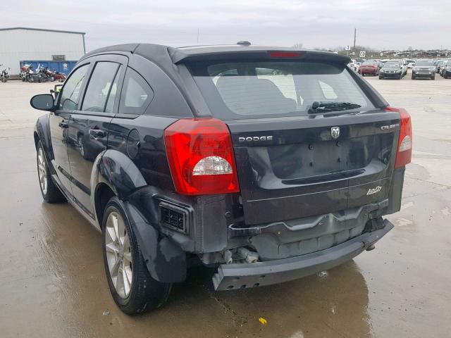 1B3CB5HA1BD172858 - 2011 DODGE CALIBER HE BLACK photo 3