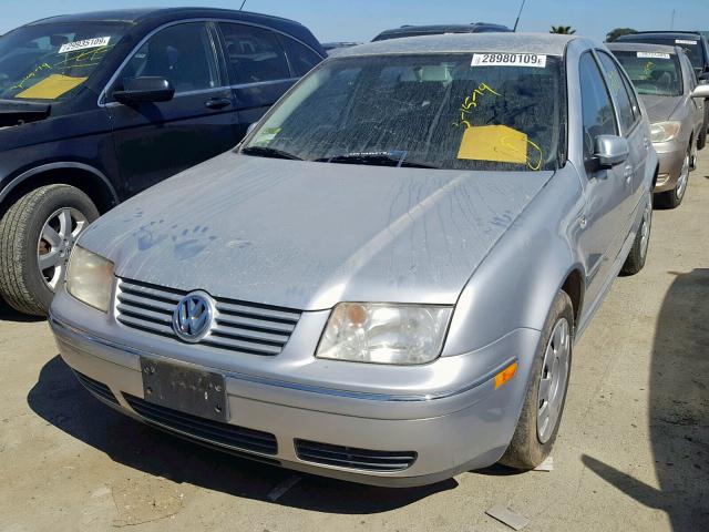 3VWRA69M05M026645 - 2005 VOLKSWAGEN JETTA GL SILVER photo 2