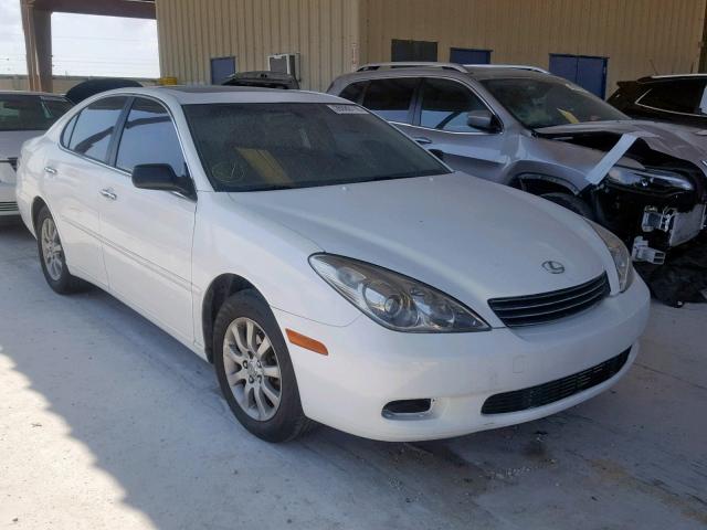 JTHBF30G630126243 - 2003 LEXUS ES 300 WHITE photo 1