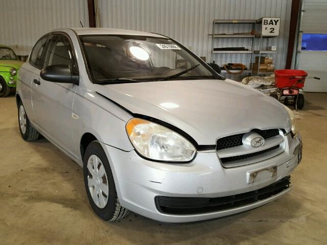 KMHCM36C87U011539 - 2007 HYUNDAI ACCENT GS SILVER photo 1