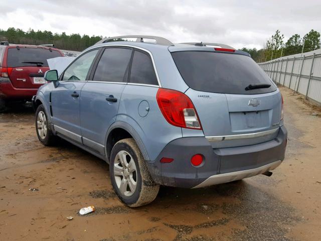 3GNAL2EK0DS637395 - 2013 CHEVROLET CAPTIVA LS 蓝色 照片 3