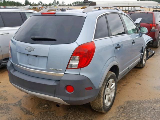 3GNAL2EK0DS637395 - 2013 CHEVROLET CAPTIVA LS 蓝色 照片 4