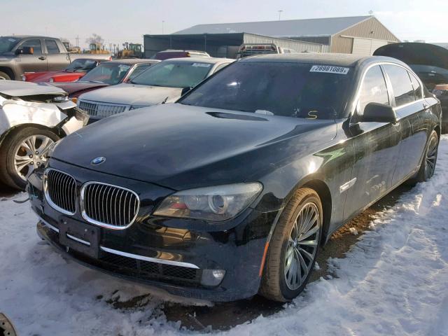 WBAKB8C51BCY66183 - 2011 BMW 750LI BLACK photo 2