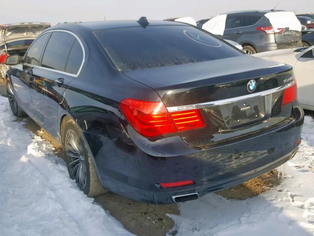 WBAKB8C51BCY66183 - 2011 BMW 750LI BLACK photo 3