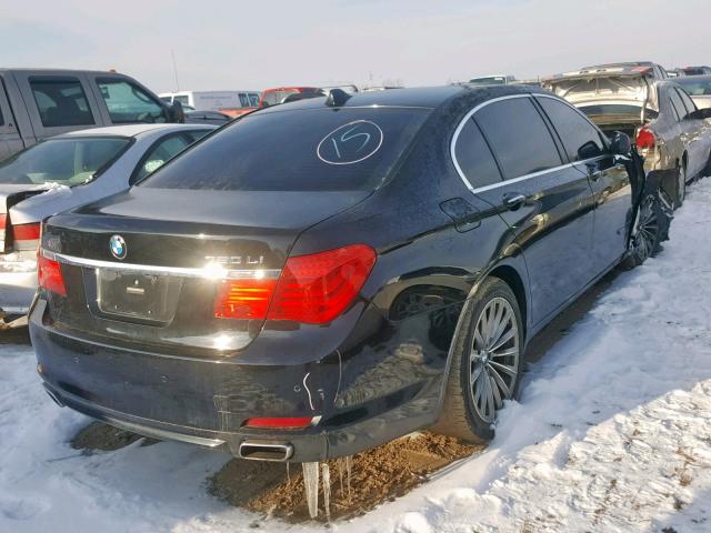 WBAKB8C51BCY66183 - 2011 BMW 750LI BLACK photo 4