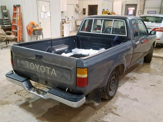 JT4RN93P7N5062625 - 1992 TOYOTA PICKUP 1/2 GRAY photo 4