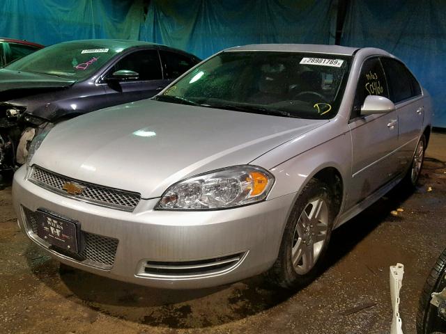 2G1WB5E35F1156724 - 2015 CHEVROLET IMPALA LIM SILVER photo 2