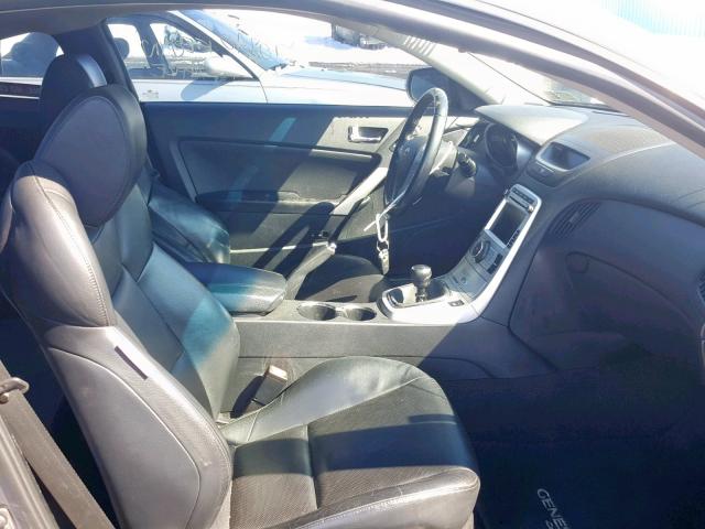 KMHHU6KH9AU026552 - 2010 HYUNDAI GENESIS CO GRAY photo 5