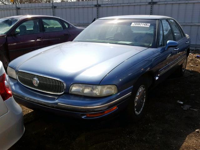 1G4HP52K2WH415577 - 1998 BUICK LESABRE CU BLUE photo 2