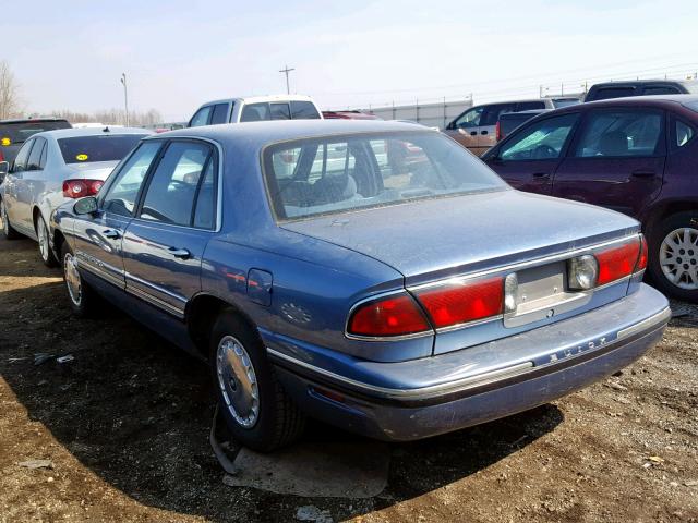 1G4HP52K2WH415577 - 1998 BUICK LESABRE CU BLUE photo 3