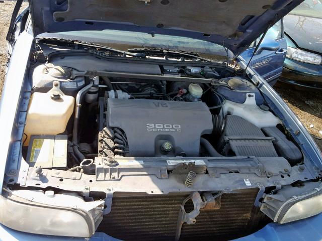 1G4HP52K2WH415577 - 1998 BUICK LESABRE CU BLUE photo 7