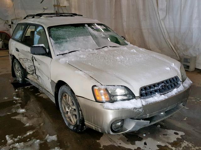 4S3BH675247645378 - 2004 SUBARU LEGACY OUT WHITE photo 1