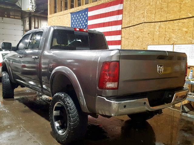 3D7UT2CL9BG596711 - 2011 DODGE RAM 2500 GRAY photo 3