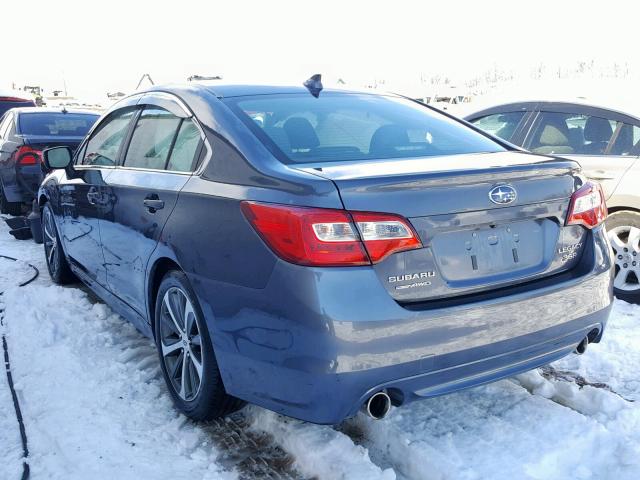 4S3BNEN6XG3012721 - 2016 SUBARU LEGACY 3.6 GRAY photo 3