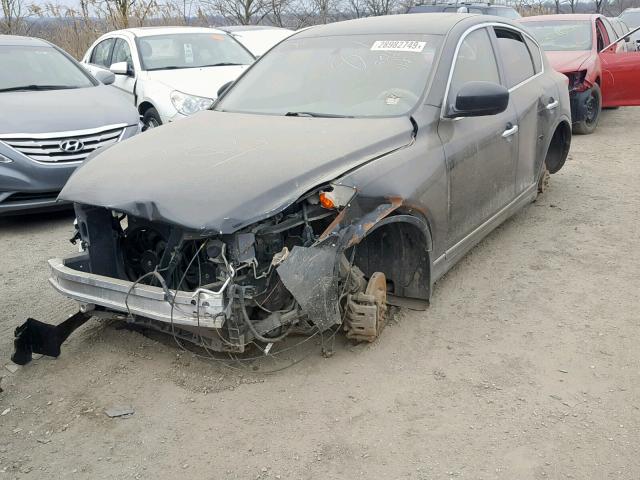 JN1AJ0HR2AM751697 - 2010 INFINITI EX35 BASE BLACK photo 2