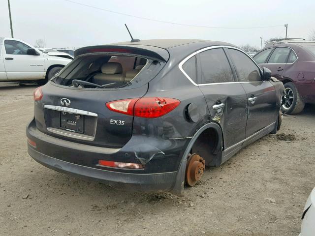 JN1AJ0HR2AM751697 - 2010 INFINITI EX35 BASE BLACK photo 4