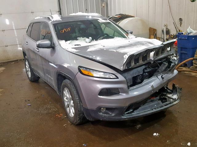 1C4PJMCS0FW758751 - 2015 JEEP CHEROKEE L SILVER photo 1