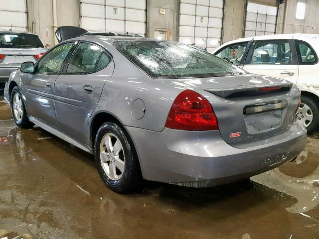 2G2WP552881102678 - 2008 PONTIAC GRAND PRIX GRAY photo 3