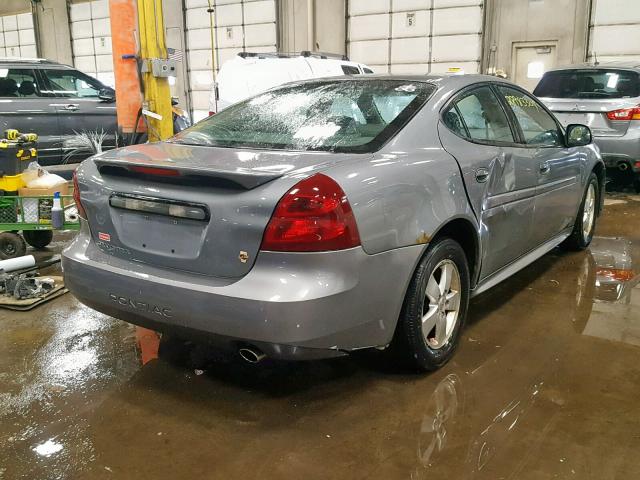 2G2WP552881102678 - 2008 PONTIAC GRAND PRIX GRAY photo 4