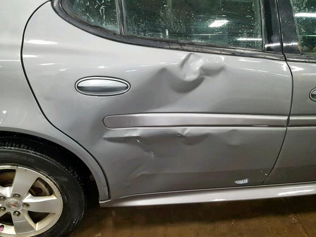 2G2WP552881102678 - 2008 PONTIAC GRAND PRIX GRAY photo 9