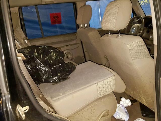 1J8HG48K86C337785 - 2006 JEEP COMMANDER BLACK photo 6