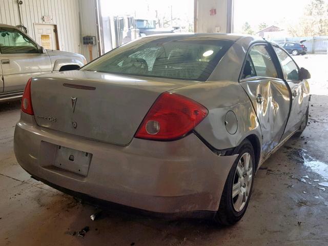 1G2ZF57BX84149079 - 2008 PONTIAC G6 VALUE L SILVER photo 4