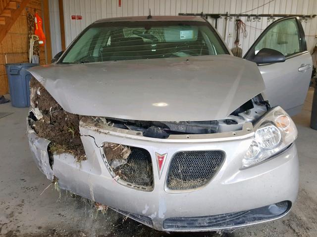 1G2ZF57BX84149079 - 2008 PONTIAC G6 VALUE L SILVER photo 7