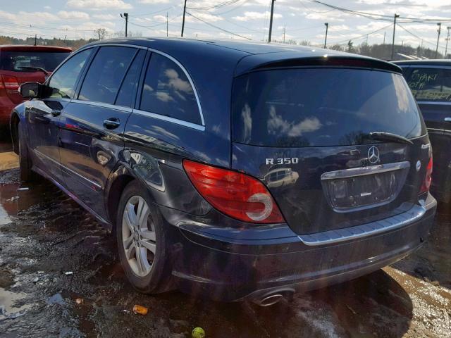 4JGCB65E29A091645 - 2009 MERCEDES-BENZ R 350 4MAT BLUE photo 3