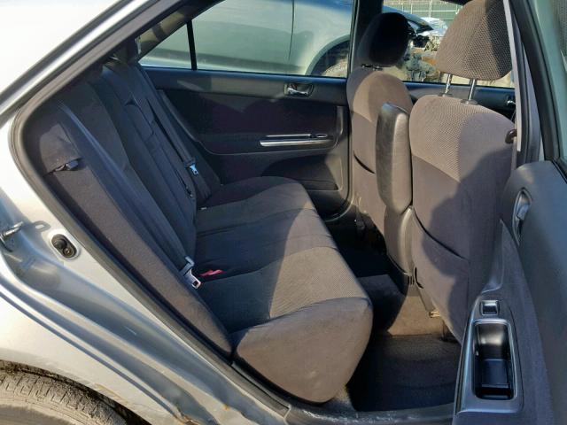 JTDBF30KX20079223 - 2002 TOYOTA CAMRY LE SILVER photo 6