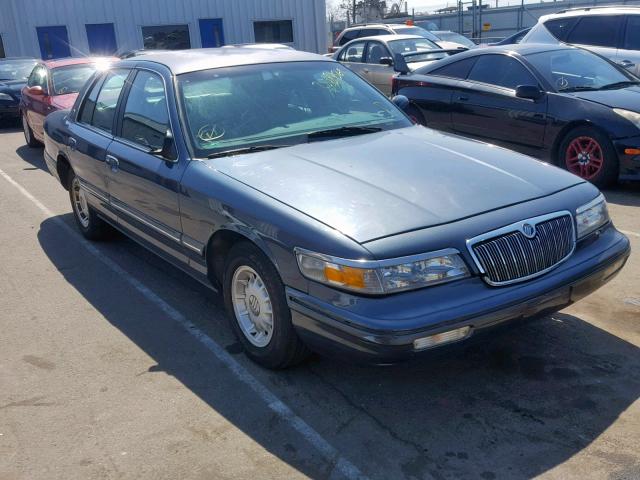 2MELM75W7TX670544 - 1996 MERCURY GRAND MARQ BLUE photo 1