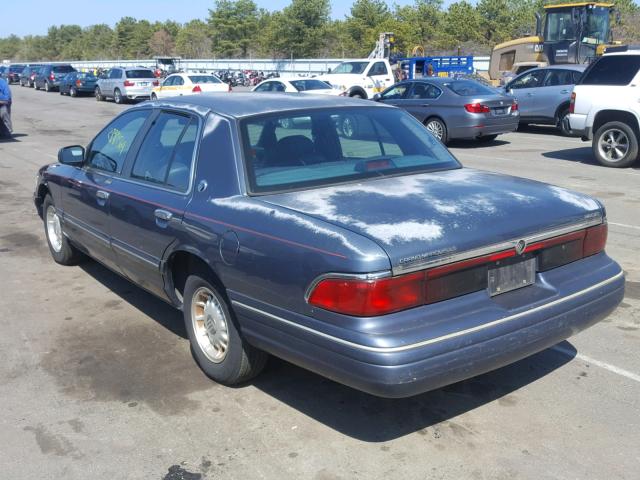 2MELM75W7TX670544 - 1996 MERCURY GRAND MARQ BLUE photo 3