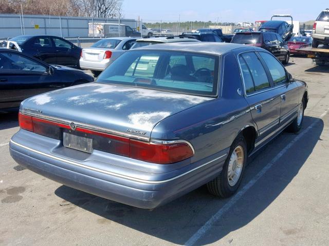 2MELM75W7TX670544 - 1996 MERCURY GRAND MARQ BLUE photo 4